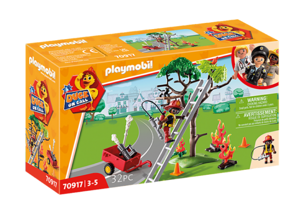 Playmobil 70917 DUCK ON CALL – Brandweeractie. Red de kat!