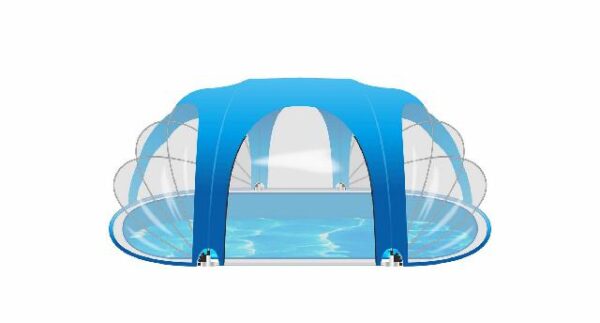 Blue bay Poolhouse ovaal 530