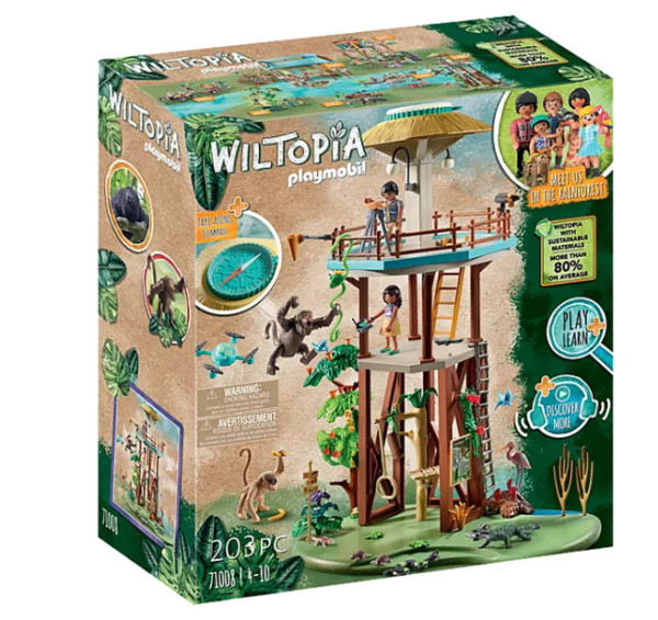 Playmobil 71008 Wiltopia – Onderzoeksstation met kompas