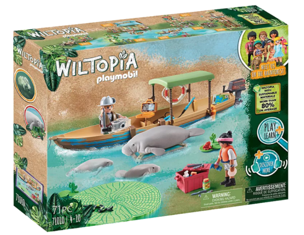 Playmobil 71010 Wiltopia – Boottocht naar de zeekoeien