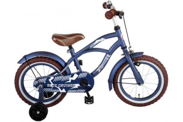 Volare Blue Cruiser Kinderfiets – Jongens – 14 inch – Blauw – 95% afgemonteerd