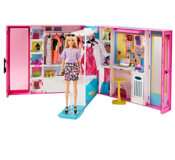 Barbie Dream Closet KledingKast + pop