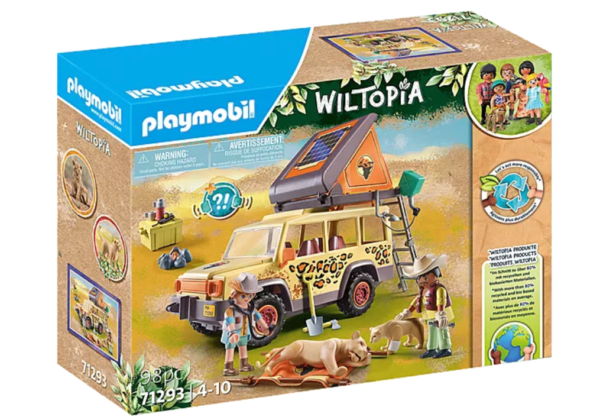 Playmobil 71293 Wiltopia Met de terreinwagen bij de leeuwen