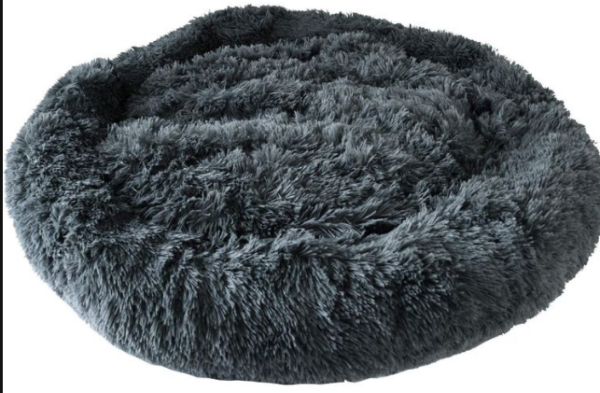 Hondenmand Ø 100 x 18 cm antraciet